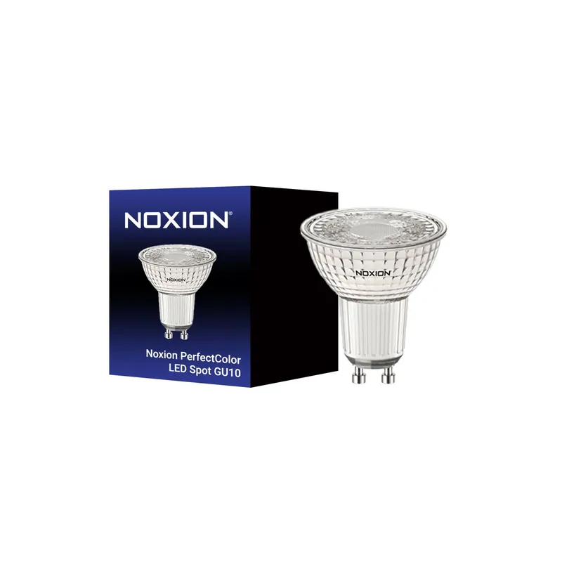 Noxion PerfectColor Foco LED GU10 PAR16 5.5W 430lm 36D - 930 Luz Cálida | Mejor reproducción de color - Regulable - Reemplazo 50W Económico