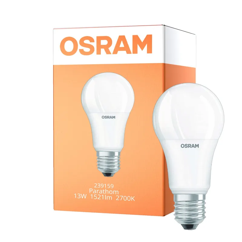 Osram Parathom Classic LED E27 Pera Mate 13W 1521lm - 827 Luz muy Cálida | Regulable - Reemplazo 100W Oferta Flash