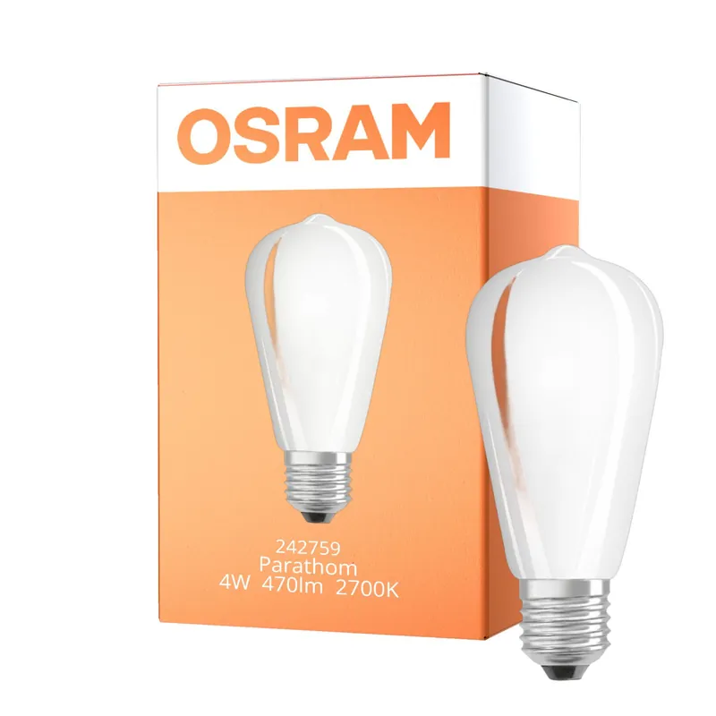 Venta Final Osram Parathom Retrofit Classic LED E27 Edison Mate 4W 470lm - 827 Luz muy Cálida | Reemplazo 40W