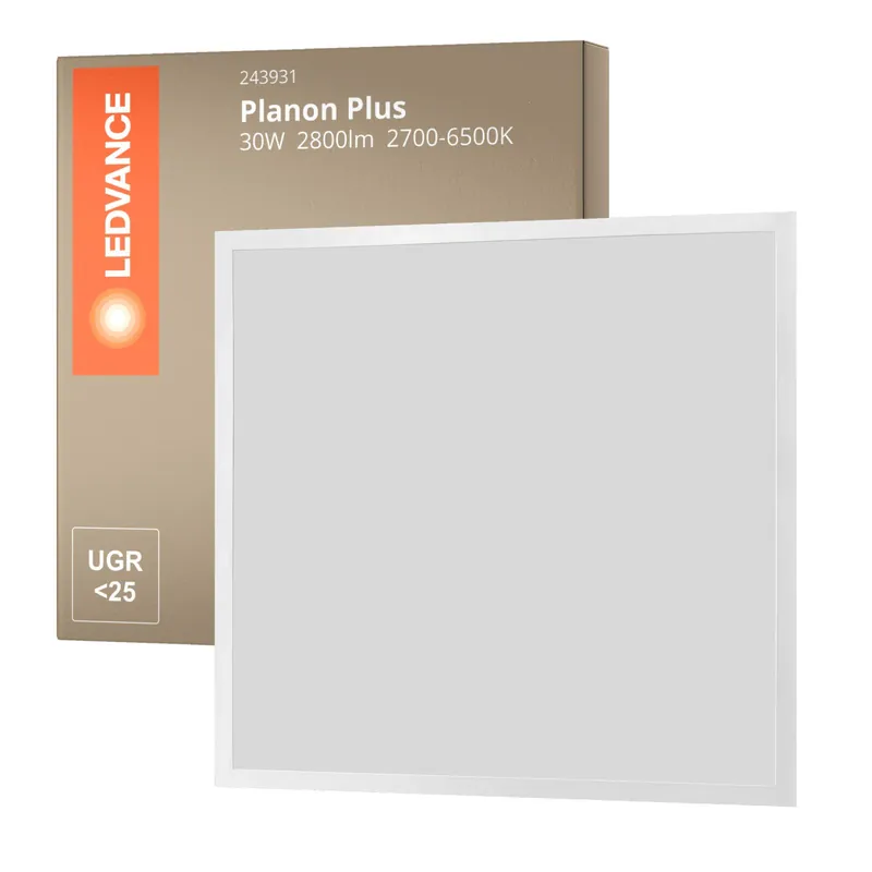 Garantía De Devolución De Dinero Ledvance Panel LED Planon Plus 30W 2800lm - 827-865 Ajustable Blanco | 60x60cm - UGR <25 - Regulable - Mando a distancia