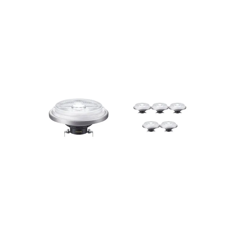 Solo Por Tiempo Limitado Multipack 6x Philips MASTER LED Foco ExpertColor G53 AR111 11W 620lm 40D - 930 Luz Cálida | Mejor reproducción de color - Regulable - Reemplazo 50W