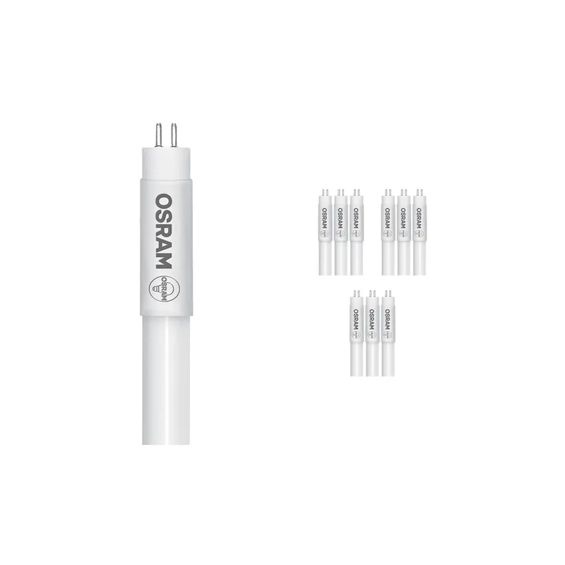 Disponible Ahora Multipack 10x Osram Tubo LED T5 SubstiTUBE (UN) High Efficiency 7W 900lm - 830 Luz Cálida | 55cm - Reemplazo 14W