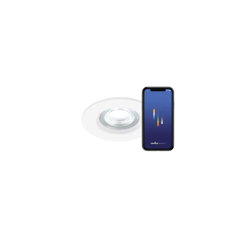 Mejor Precio Nordlux Don Smart Foco LED Blanco 4.7W 320lm 60D - 822-865 Ajustable Blanco + RGB | 85mm - IP65