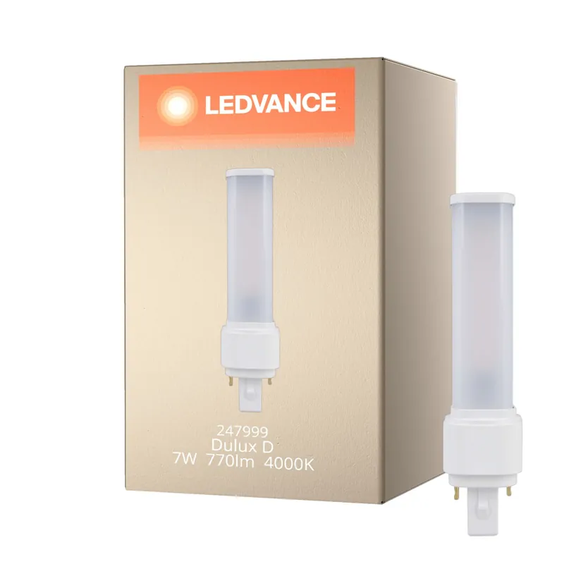 Comprar En Línea Ledvance Dulux-D LED 7W - 840 Blanco Frio | 2-Pines - Reemplazo 18W