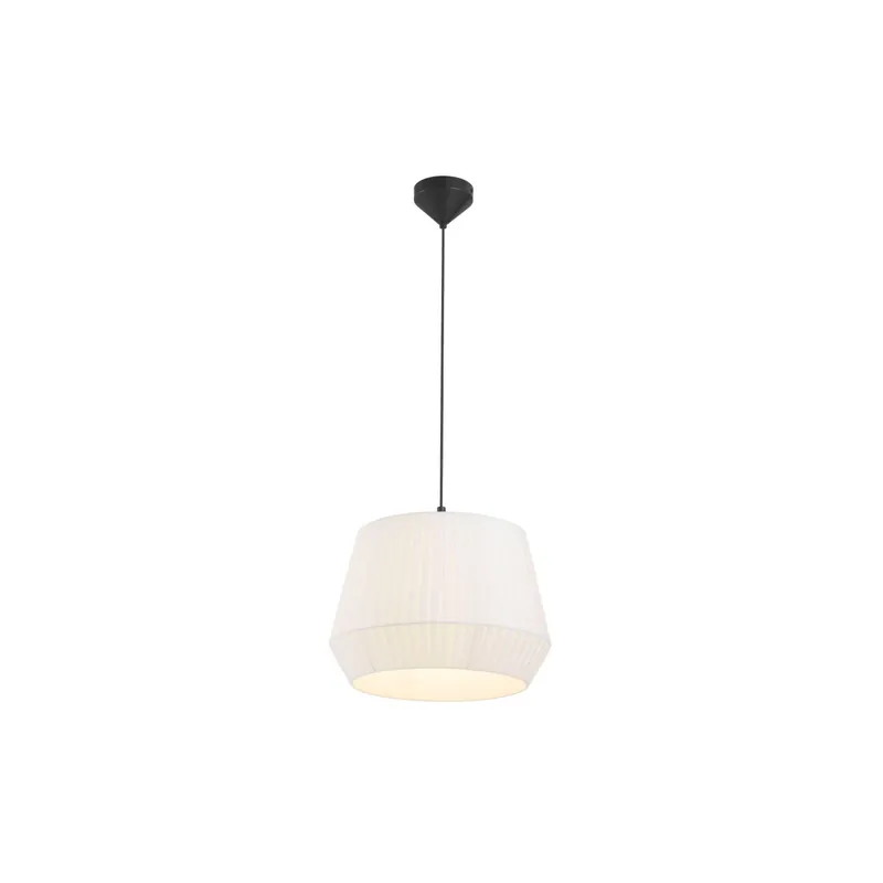 Garantía De Devolución De Dinero Nordlux Dicte 40 Colgante De Luz Textil Blanco | Apta para 1x E27