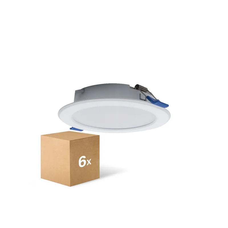 Gran Oferta Multipack 6x Multipack 6x Downlight LED Pan 12W 960lm 830 Luz Cálida | 121mm - Recorte 100mm