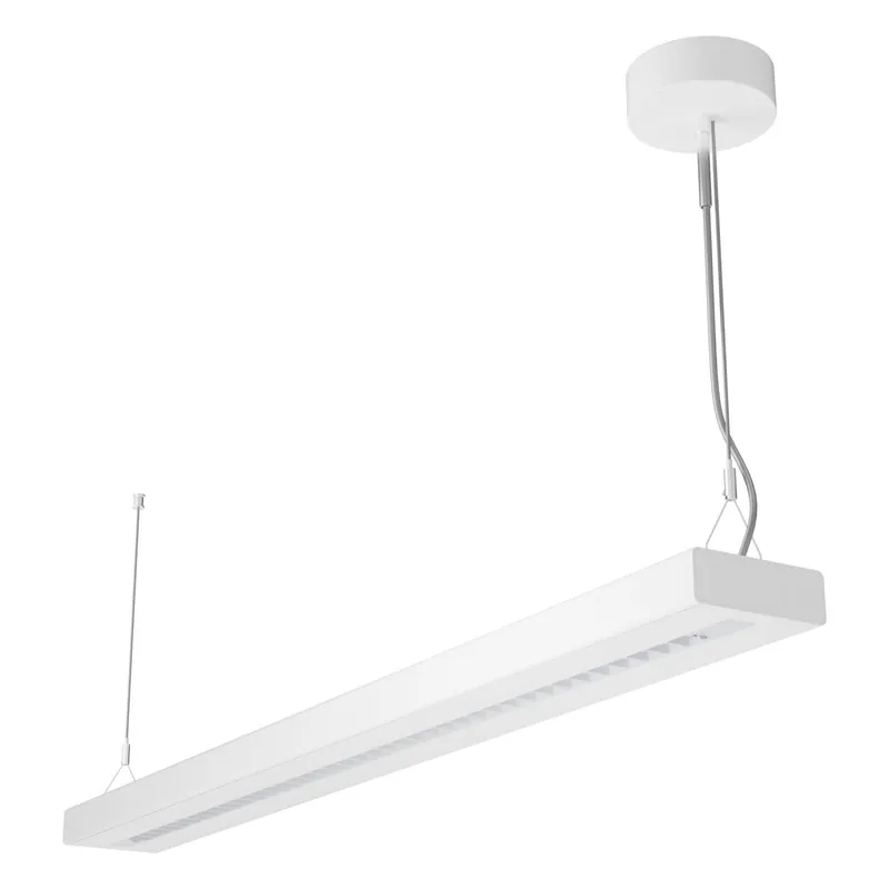 Favorito De Clientes Ledvance Panel LED Linear Colgante De Luz IndiviLED 54W 6500lm - 930 Luz Cálida |120cmx12cm - UGR <19 - Mejor Reproducción De Color - Dali Regulable