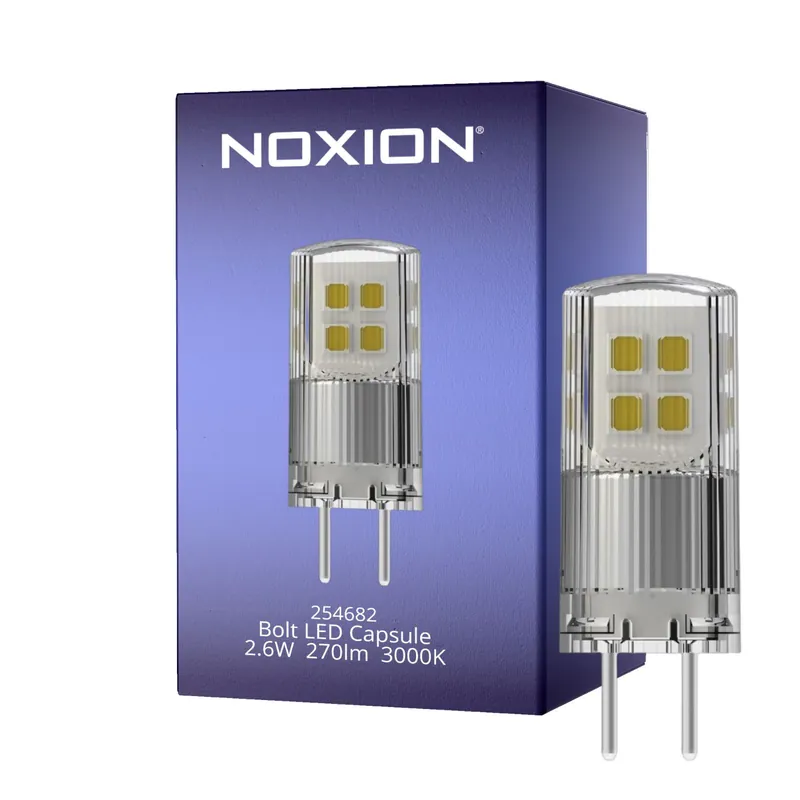 Últimas Unidades Noxion Bolt LED Cápsula GY6.35 2.6W 270lm - 830 Luz Cálida| Reemplazo 28W