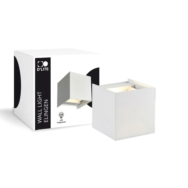 D'Lite Luz De Pared Elingen Blanco Up & Down 4.9W 480lm - 830 Luz Cálida | IP65 Comprar En Línea