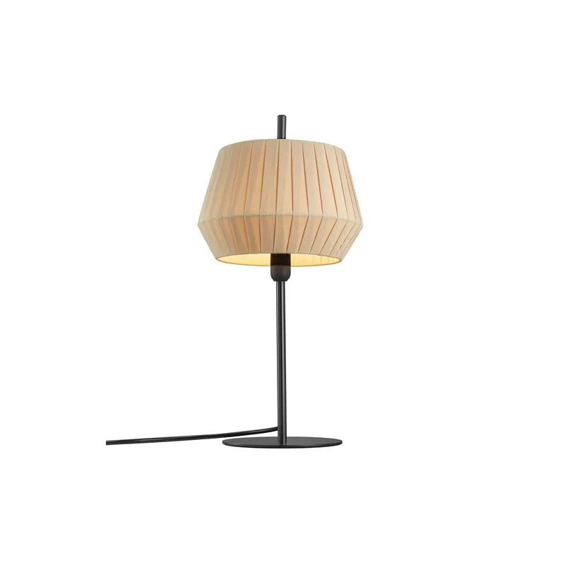 Precio Económico Nordlux Lámpara De Mesa Dicte Textil Marrón | E14