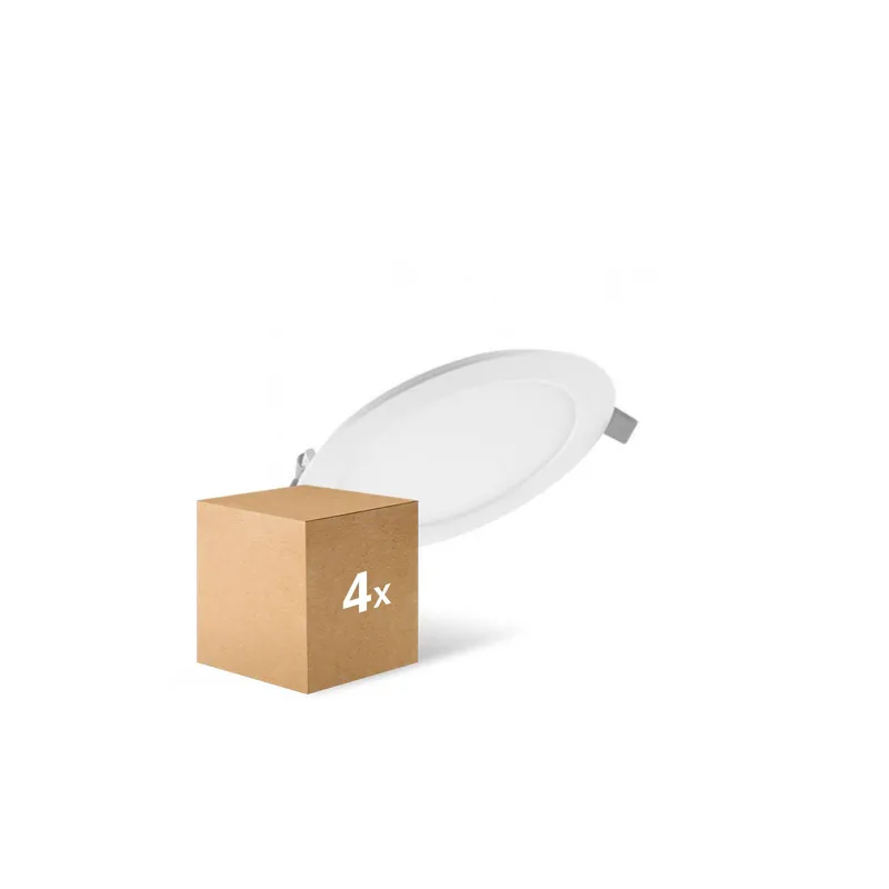 Multipack 4x Ledvance Downlight LED Slim Esférica DN155 12W 1020lm 120D - 830 Luz Cálida | 169mm Envío Inmediato