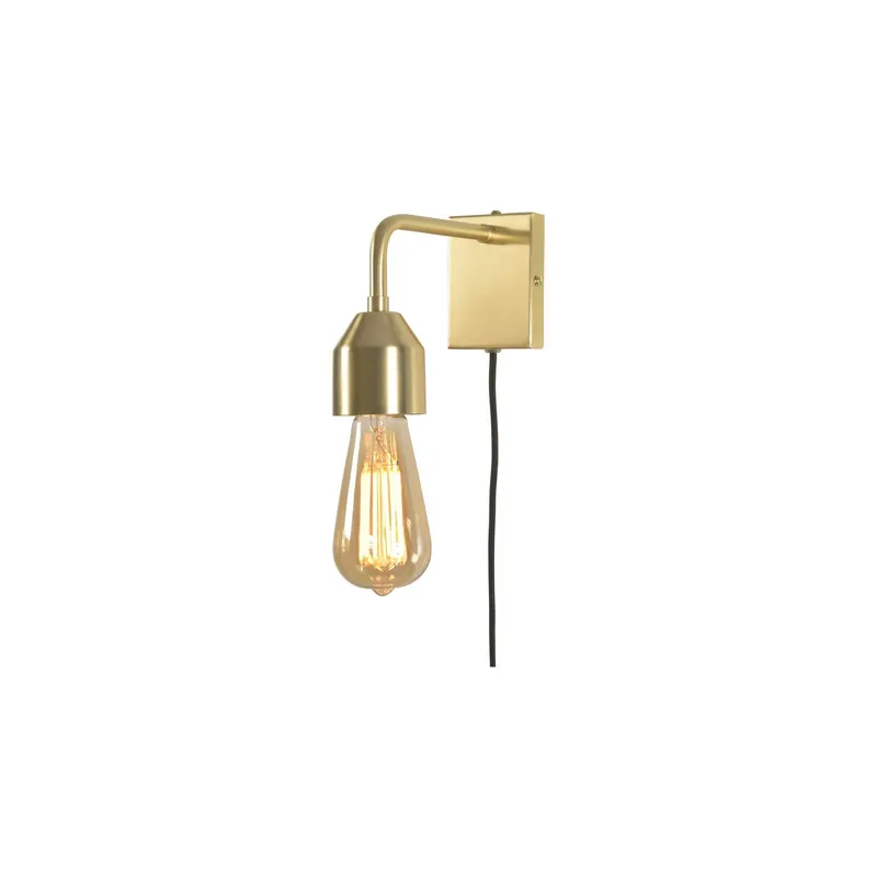 It's about RoMi Luz De Pared Madrid Hierro Oro S | Apta para 1x E27 Stock Limitado