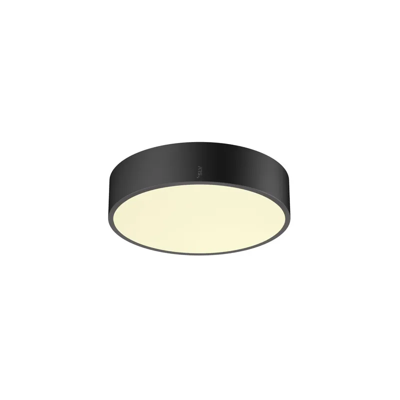 Compra Ahora SLV Medo Pro 30 Pared y Luz de techo Aluminium Negro Esférica 10W 1250lm - 930-940 CCT | IP50 - Mejor Reproducción De Color - Regulable