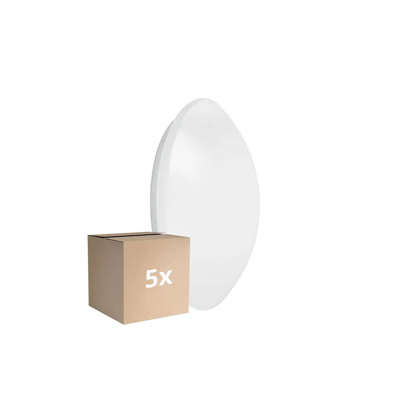 Más Vendido Multipack 5x Ledvance Surface Circular 350 18W 830 1440lm Blanco IP44 | con Sensor - Luz Cálida - Reemplazo 2x18W