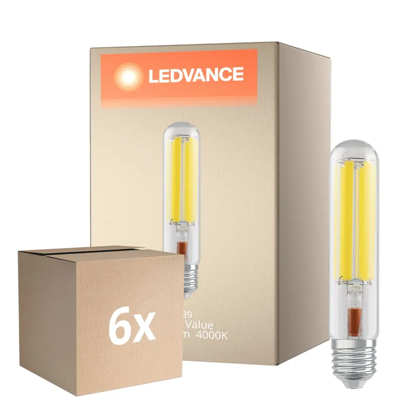 Multipack 6x Ledvance LED Bulbo NAV LED FIL V E40 41W 7500lm - 740 Blanco Frio | Reemplazo 100W Venta Final