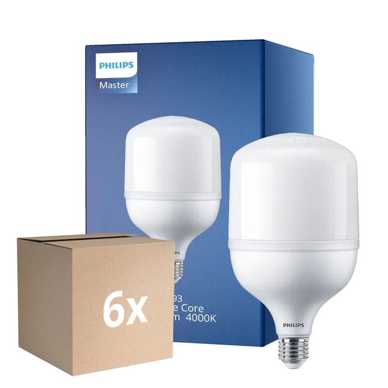 A Buen Precio Multipack 6x Philips TrueForce Core LED E27 HPL/HPI/SON G3 Mate 35W 5000lm 180D - 840 Blanco Frio | Reemplazo 125W