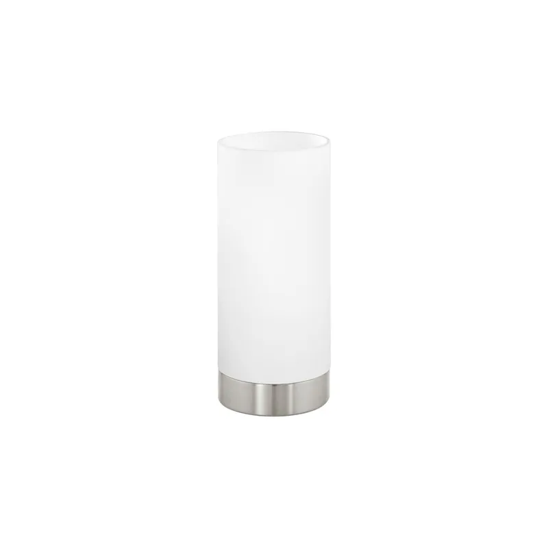 A Buen Precio Eglo Lámpara De Mesa Damasco 1 Acero Níquel Satinado | IP20 - Apta para 1x E27