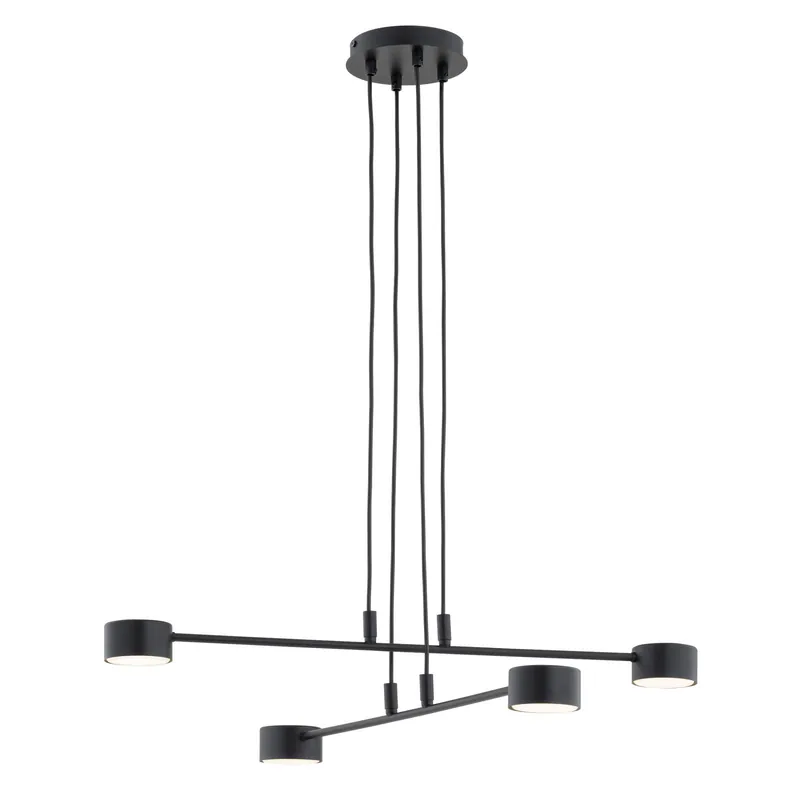 Stock Limitado Emibig Colgante De Luz Modus Acero Negro | Apta para 4x GX53 - Max 12W