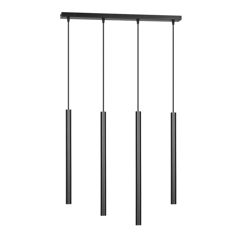 Última Oportunidad Emibig Colgante De Luz Selter Acero Negro | Apta para 4x G9 - Max 8W