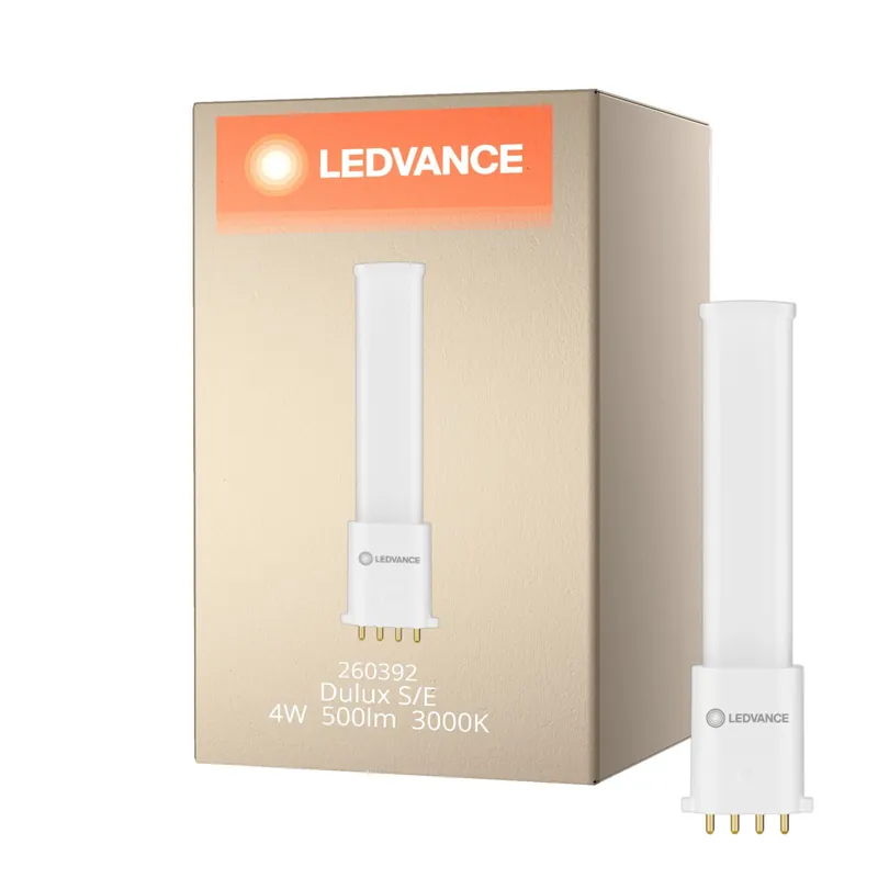 Precio De Oferta Ledvance Dulux-S/E LED Mains Value 4W 500lm - 830 Luz Cálida | Reemplazo 9W