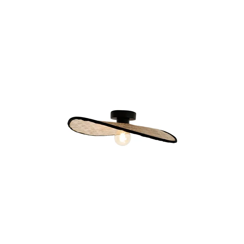 Gran Oferta Eglo Luz de techo Marywell Acero Negro | IP20 - Apta para 1x E27