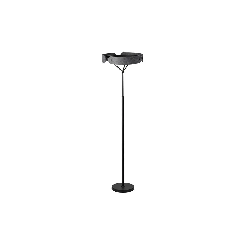 Liquidación Ledvance Decor Curve Felt Lámpara de pie Gris 33W 1000lm - 830 Luz Cálida | 430mm