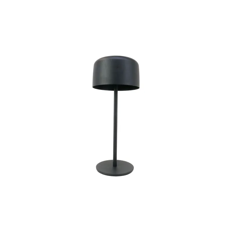Barato Eglo Lámpara De Mesa Roccanova Solar Acero Negro 2W 270lm - 830 Luz Cálida | IP44 - Regulable al tacto - USB-C