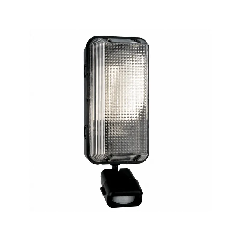 Interlight Plafón LED Techo/Pared Antivandálico Negro 8W 600lm - 840 Blanco Frio | IP65 - Sensor De Movimiento Rebajas