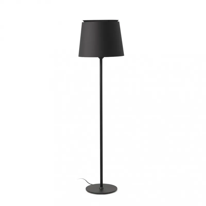 FARO SAVOY Lámpara de pie negra Stock Limitado