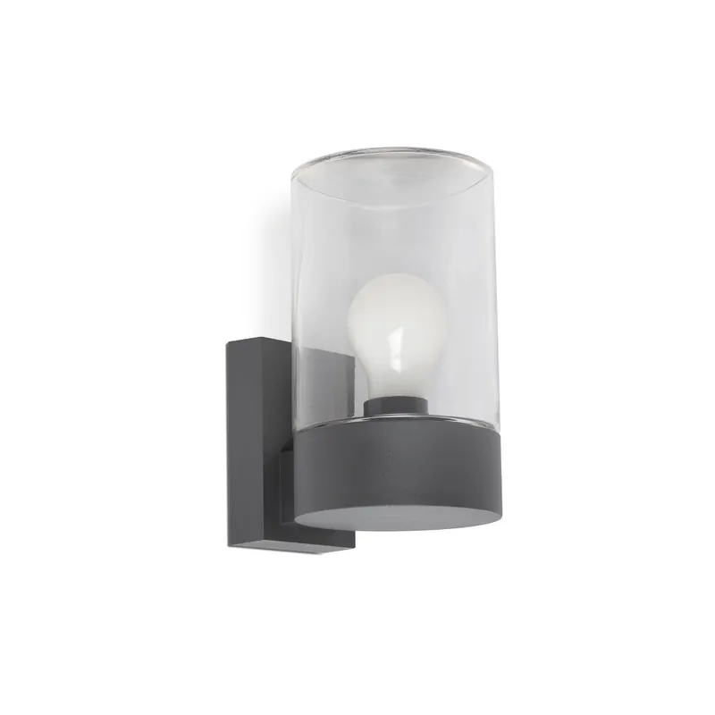 Popular FARO KILA Aplique Gris Oscuro Transparente