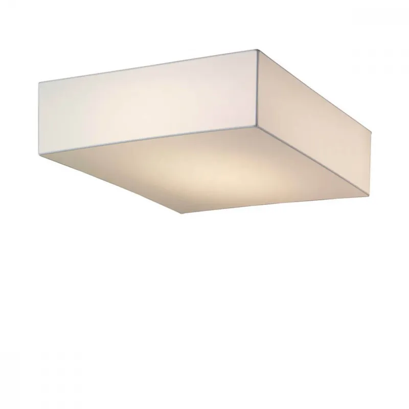 Oferta OLE LIGHTING BLOCK Plafón Tela Blanco 80cm