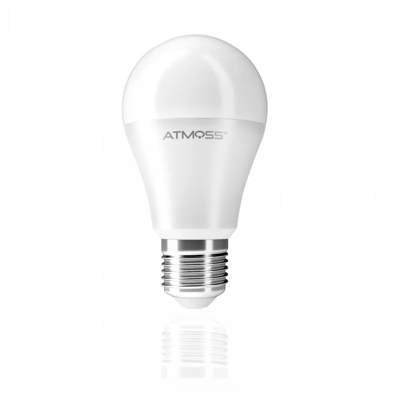 Última Versión ATMOSS BOMBILLA LED ESTÁNDAR A60 E27 12W 3200K