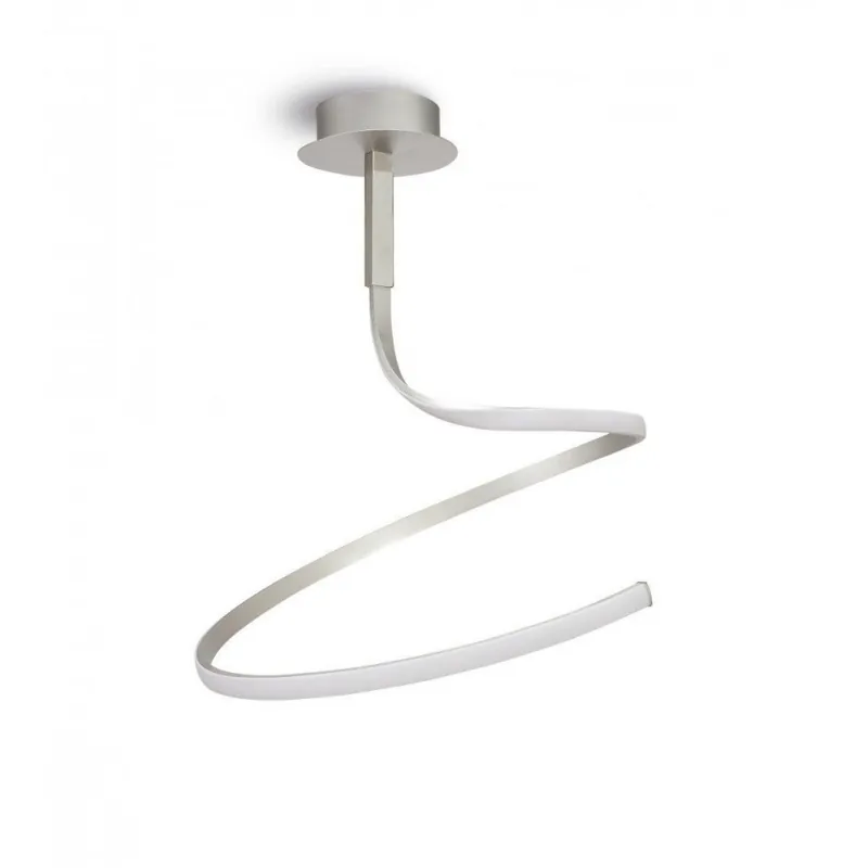Oferta Limitada MANTRA NUR Lámpara colgante plata y cromo led 30W Dimmable