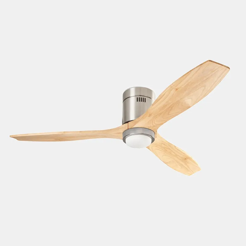 Favorito De Clientes FORLIGHT STEM LED Ventilador de techo níquel-pino
