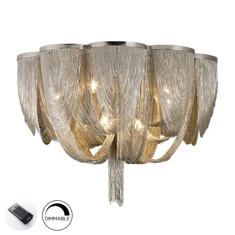 Promoción SCHULLER MINERVA PLAFÓN NÍQUEL 10L DIMABLE