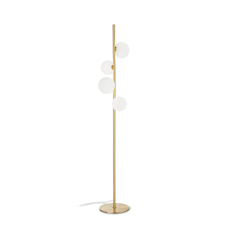 Precio De Fábrica IDEAL LUX PERLAGE PT4 Lámpara de Pie Blanco