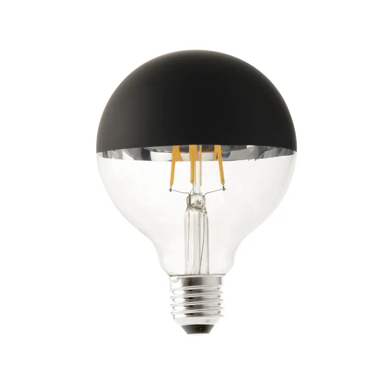 Oferta Flash FARO Bombilla Globo G95 E27 Decorativa Negro Mate