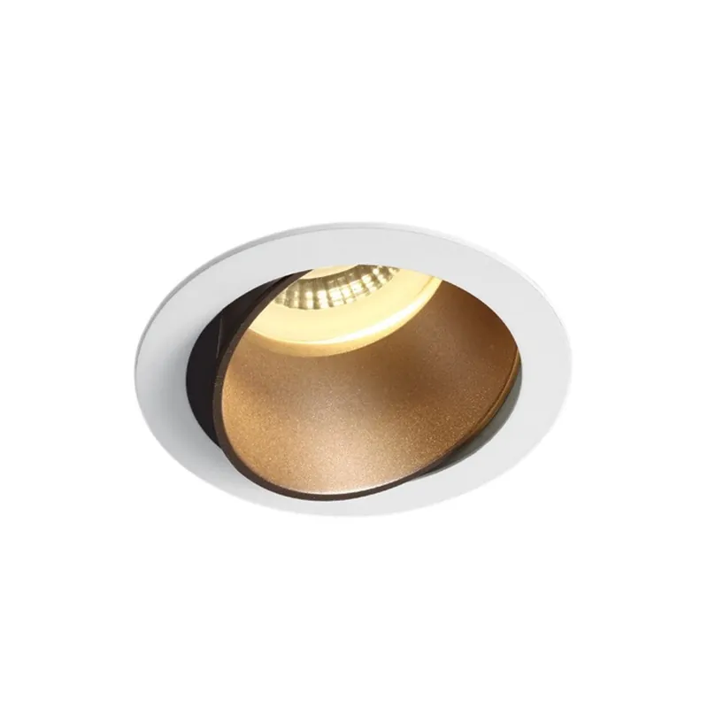 Gran Oferta ONE LIGHT Empotrable Orientable Blanco-Latón