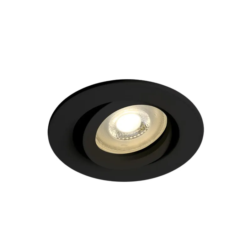 ONE LIGHT Empotrable Orientable Ø84 Negro Últimas Unidades