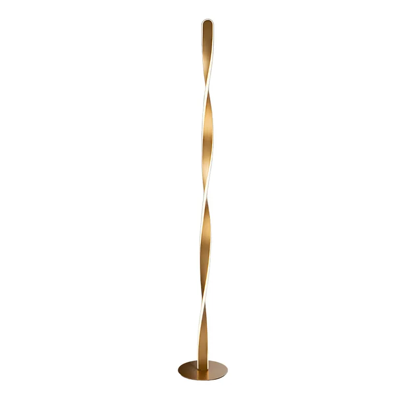 Alta Calidad SCHULLER TWIST Lámpara de Pie Oro