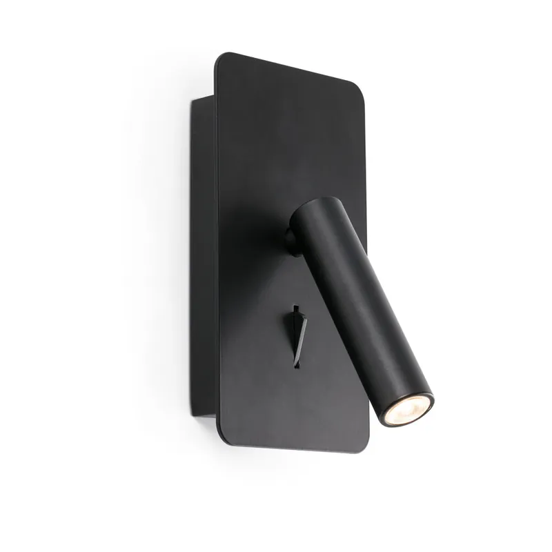 FARO SUAU USB C Aplique Lector Negro Popular