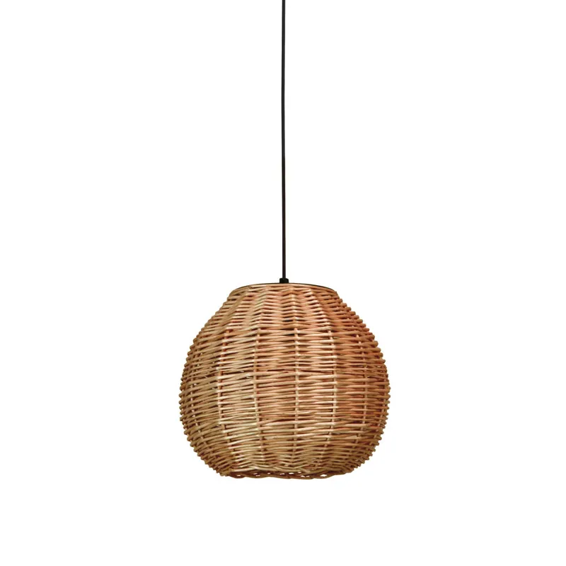 EXO LIGHTING NATURAL S IP65 Colgante Mimbre Oscuro Precio De Oferta