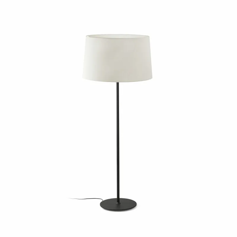 FARO WINDSOR Lámpara de Pie Negra-Lino Imprescindible (Must-Have)