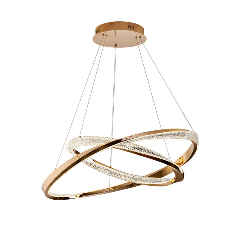 SCHULLER ORBITAS Colgante de 2 Aros Oro Rosa Precio Económico