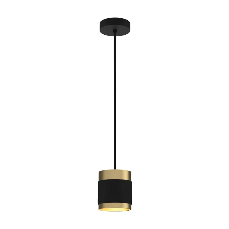 A Buen Precio ACB LUX 115 Colgante Negro-Oro 18W 3000K