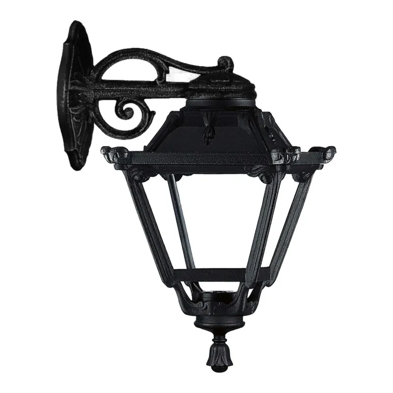 DOPO INDURA MINI 4 Aplique Clásico Negro IP55 Última Oportunidad