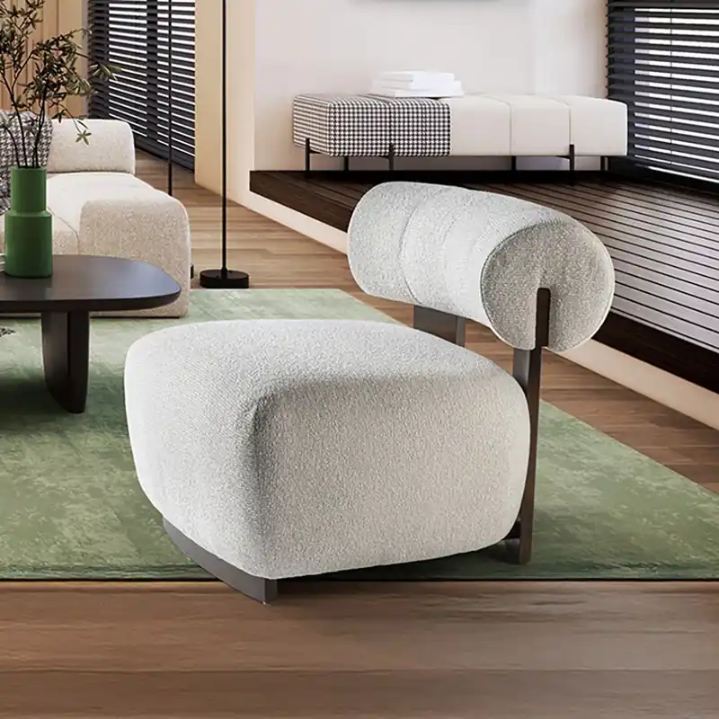 NAOMI- FAUTEUIL NOYER/ÉCRU Mejor Precio