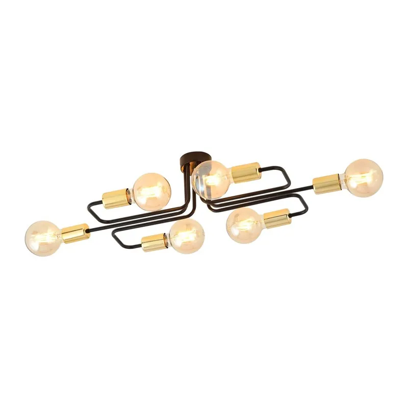 Marca Reconocida Plafonnier Vender Or (6 lumieres)