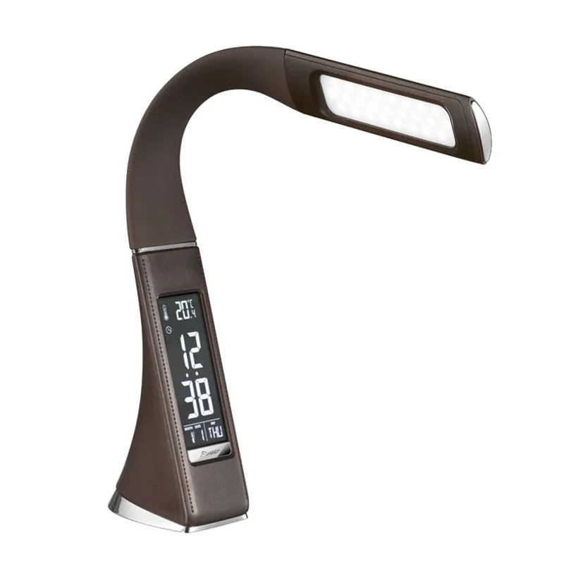 Compra Ahora Lampe de bureau LED avec horloge Pipo Brun (5W)
