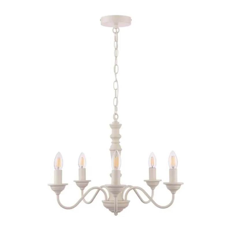 Favorito De Clientes Lustre Tate (5 lumieres)